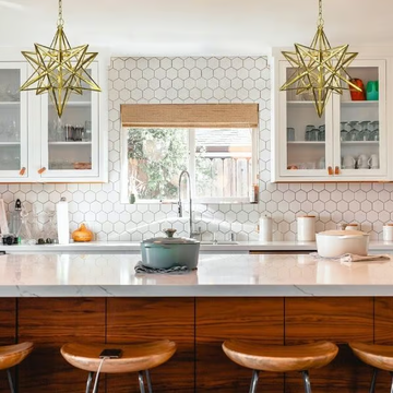 TIMELESS GEOMETRIA 166 - Glass and brass pendant lamp by Il Bronzetto - view 3